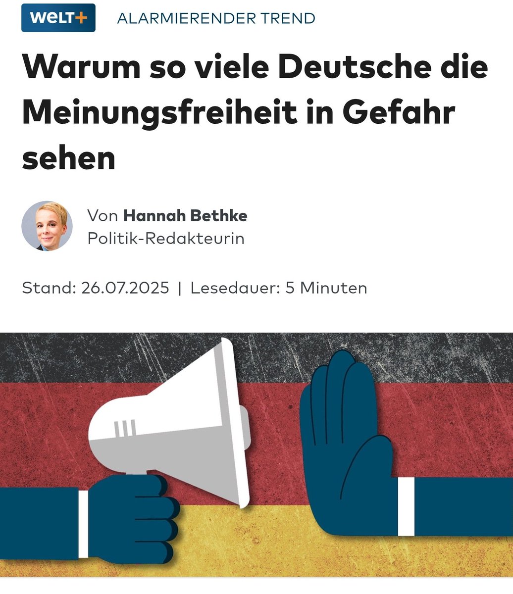SebastianG_De's tweet image. Du darfst in Deutschland Sätze wie „Alles für die Ukraine“ oder „Alles für Israel“ sagen.
Liebe @welt, ratet mal, was man in Deutschland nicht sagen darf.