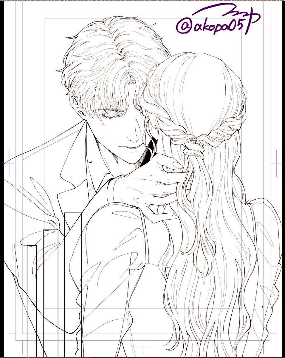 akopa05's tweet image. 線画たのすぃーーー！wip