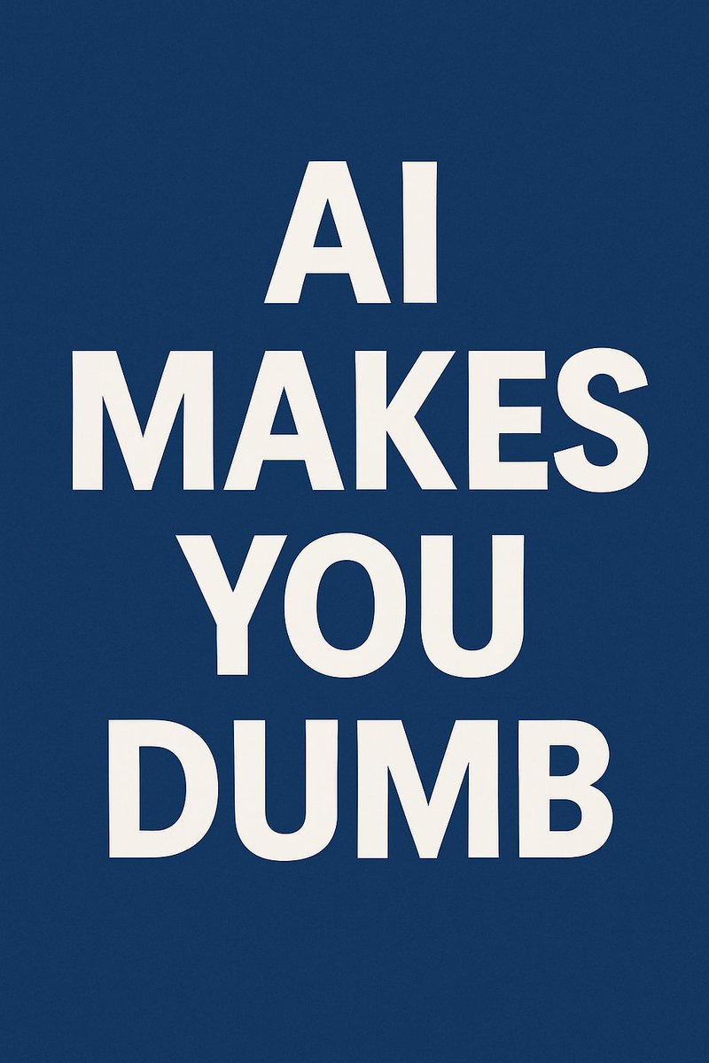 BeginnersCreate's tweet image. AI makes you dumb.

That’s a lie sold by doomsayers.

It’s not about the tech. It’s about how we choose to use it.

Smart people are already making a fortune.

While there are infinite tactics, these mental models help me maximize AI daily:

1. Practice asking the right…