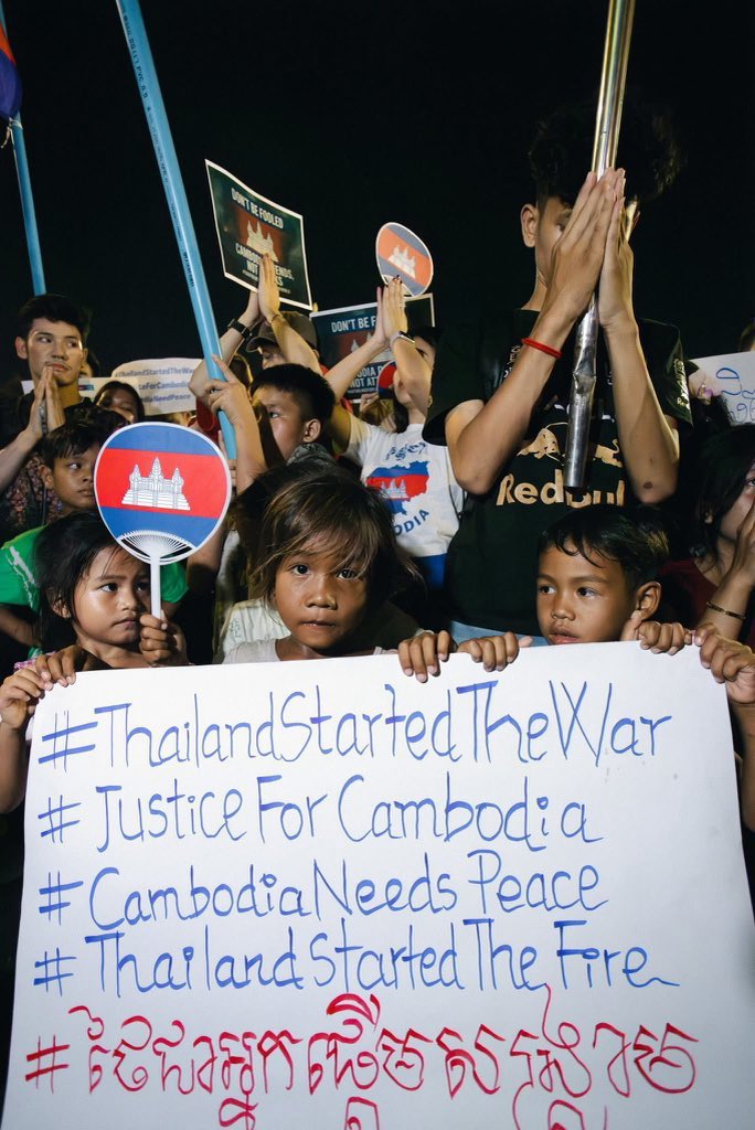 L_i_d_a_i_l_y's tweet image. We stand up for Peace
JUSTICE FOR CAMBODIA
#ThailandInvadedCambodia