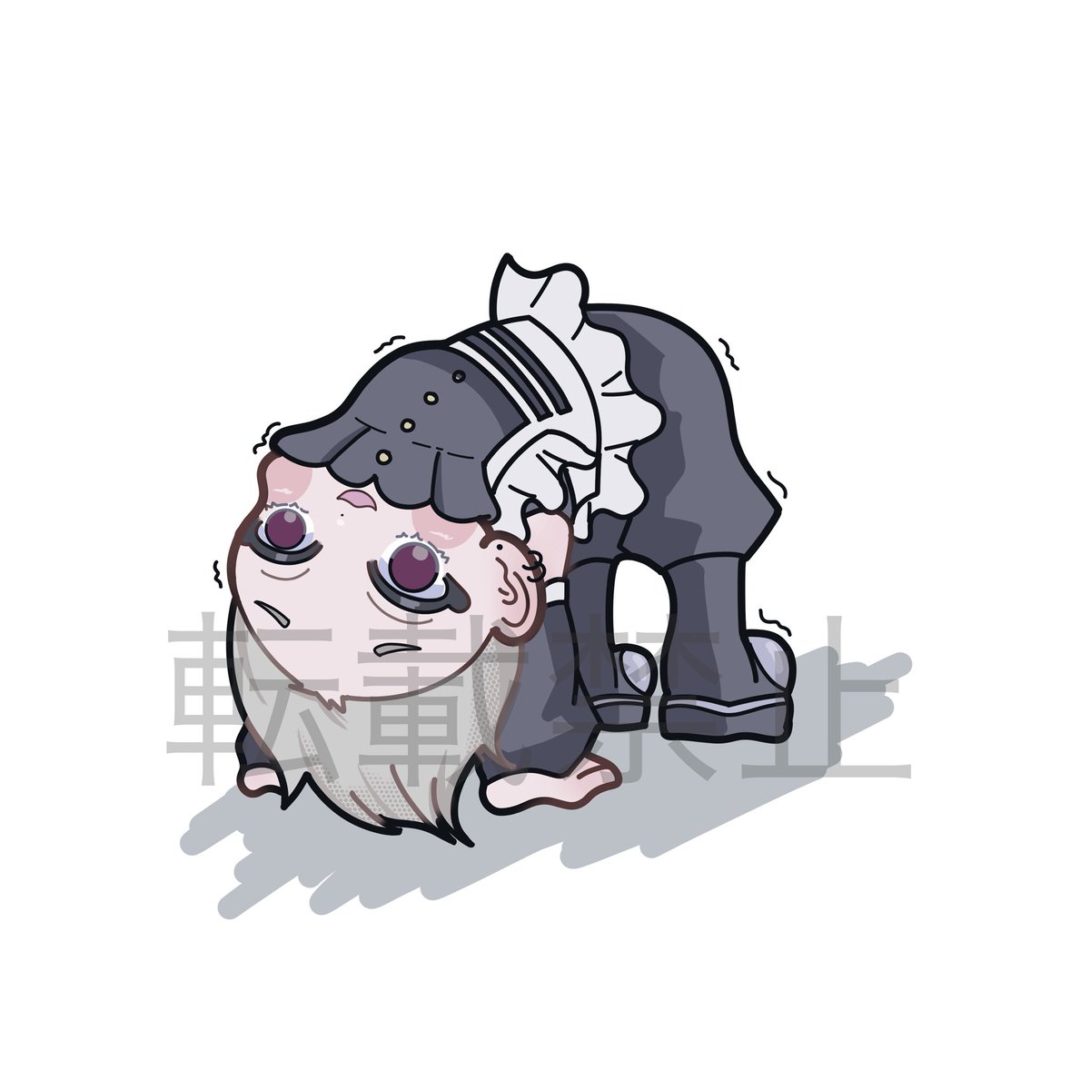 plum_adomin's tweet image. 別なところで使う自分のアイコン新たに書き下ろした