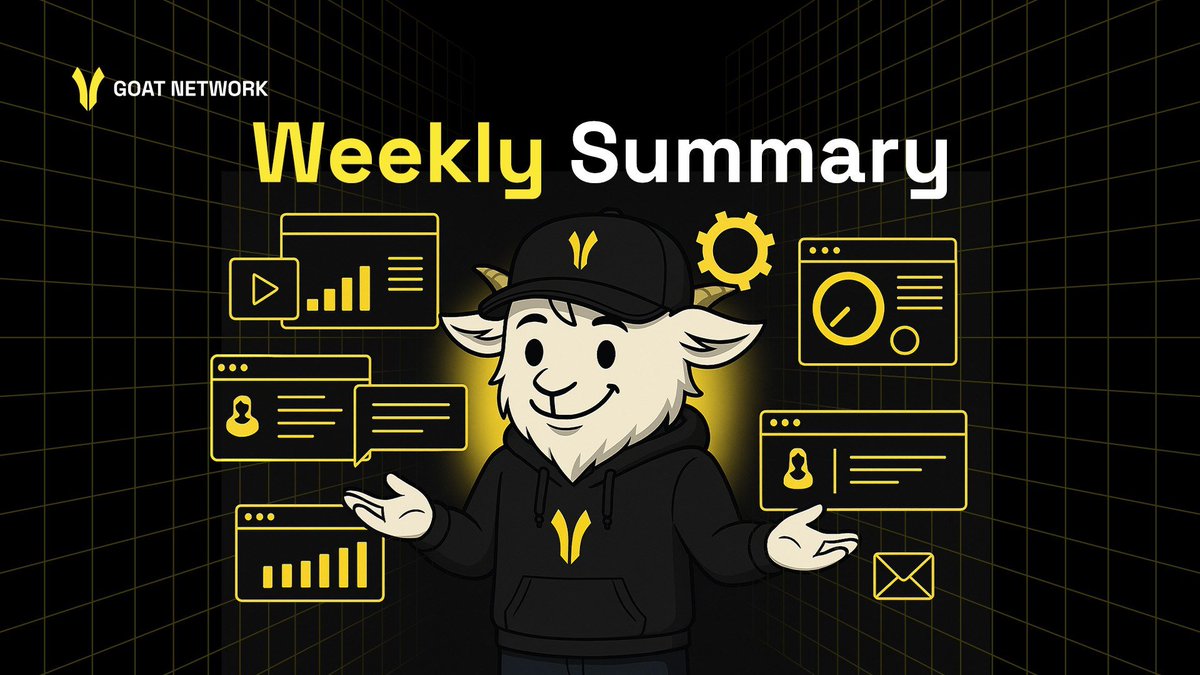 MHzz0420's tweet image. GOAT Weekly Wrap-Up 
Huge week in the BTCFi jungle, here’s everything you missed from @GOATRollup

🔸 Tutorial Week Kicked Off
We launched a video series to help you get the most out of top BTCFi dApps on GOAT. Learn, earn, repeat.

🔸 Stable Jack
Yield, volatility, and points…