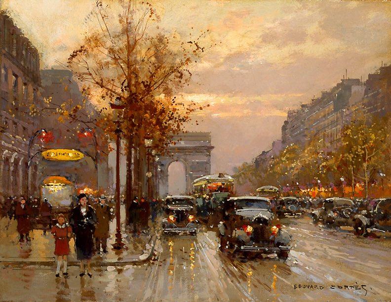 Champs-Élysées de Edouard Cortes