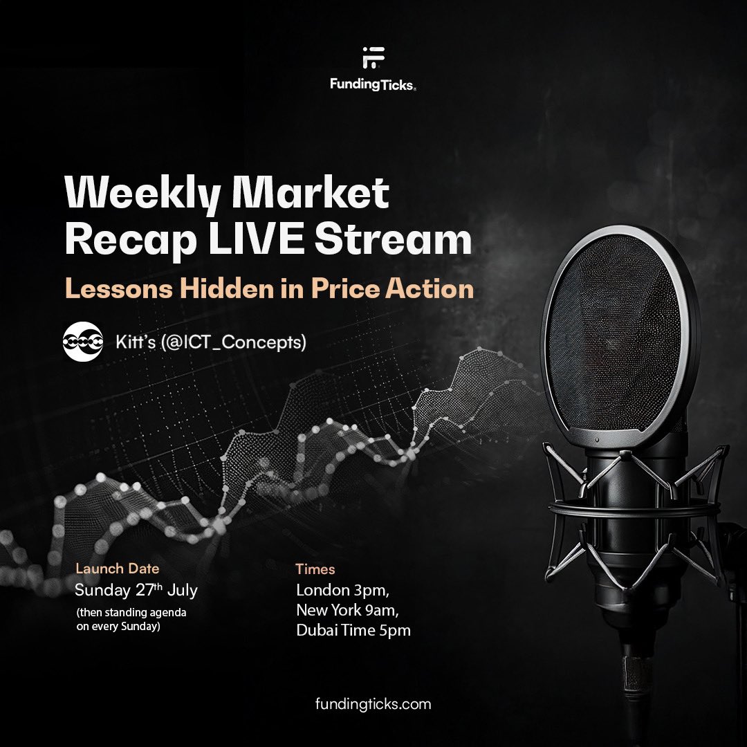 ICT_Concepts's tweet image. youtube.com/live/ERtCDakQ9…

Starts today at 9am EST