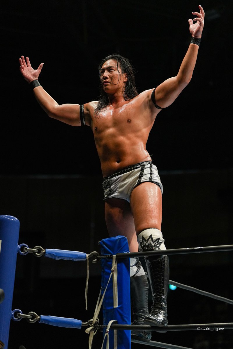 saki_njpw's tweet image. 2025.7.26 大田区総合体育館
#KONOSUKETAKESHITA
#G1CLIMAX35 #njpw