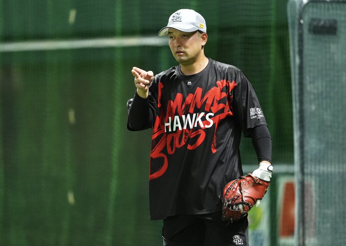 takafullc2's tweet image. 試合前の様子です📷
photo by Yasushi Kobayashi📷
#sbhawks #鷹フル #周東佑京 #海野隆司 #嶺井博希 #谷川原健太