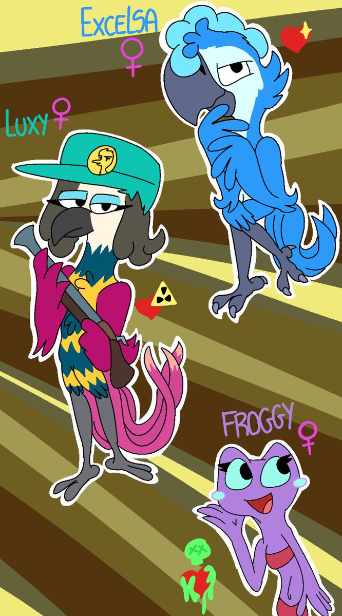 bassybluetoons7's tweet image. Different Types of Lobe According to students
SINCERE LOVE: Excelsa
TOXI LOVE:Luxy
POISINOUS LOVE:Forggy
&quot;Charaters Oc made by me ande tell me&quot;¿What other loves there are in this loving word?
#bird #fanart #OC #Frog #Bassy