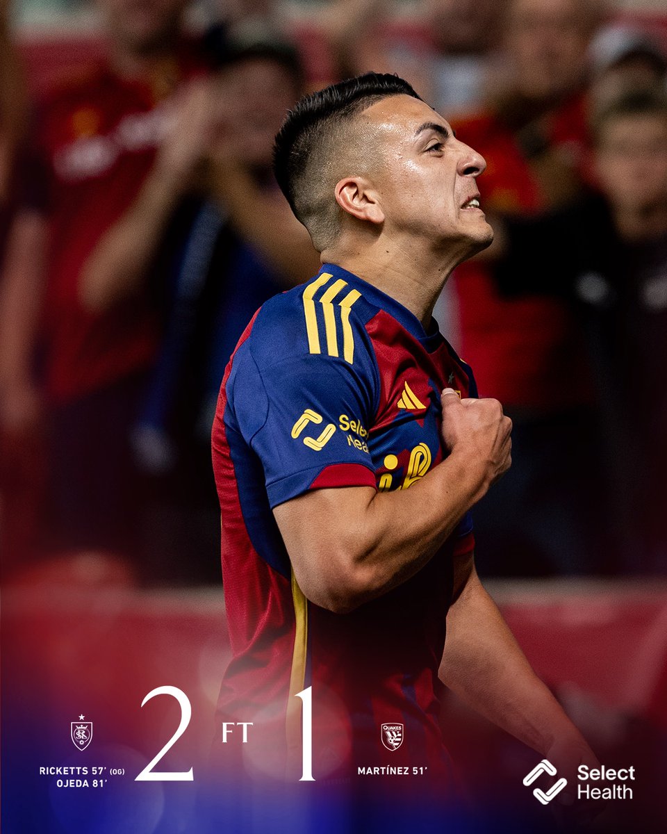 our guys got the job done 😤

#RSLvSJ | <a href="/SelectHealth/">Select Health</a>