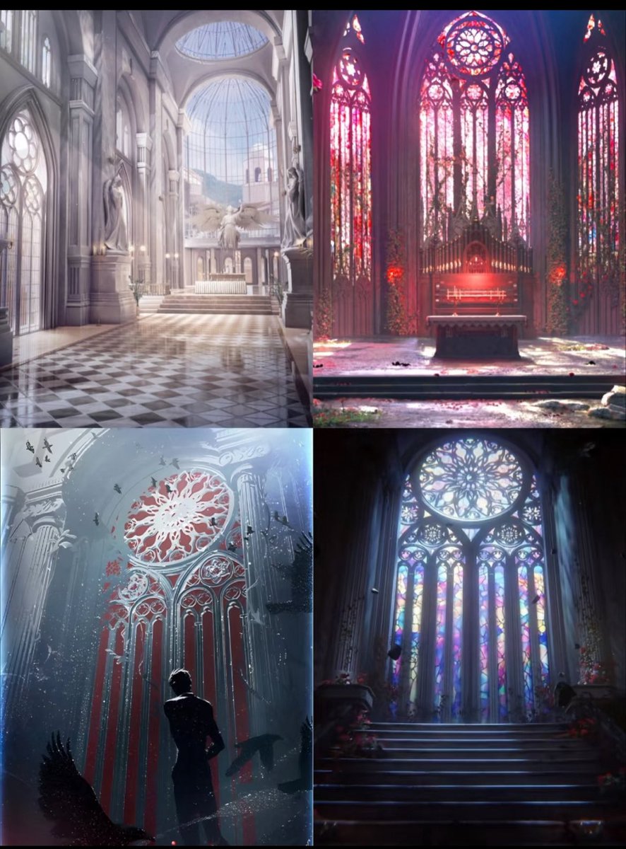 appacaba10's tweet image. im thinking these red circle patterns resemble the sound waves. the bells and churches are strongly related elements and appear so many times in sylus’s storyline

and it’s also said that the sound of bells in a church serves primarily serving as a call to worship and a reminder…