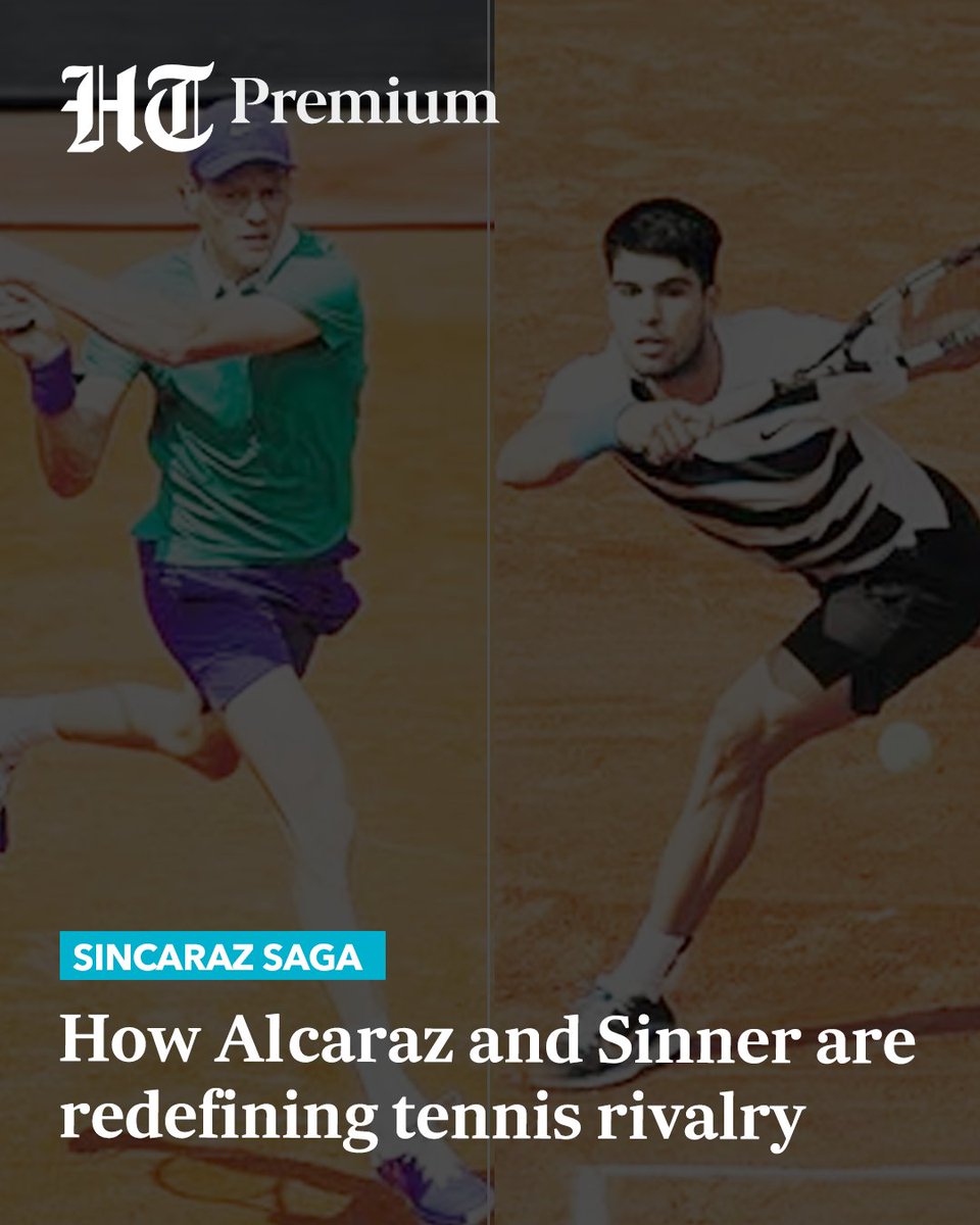 Hindustan Times (@httweets) on Twitter photo April 1, 2019.
Jannik Sinner vs Carlos Alcaraz—just two teens at a quiet Challenger match. No one knew it was the start of a modern saga🎾🧩
👉 Dive deep into the story: hindustantimes.com/lifestyle/art-…
(<a href="/_kunal_pradhan/">Kunal Pradhan</a> ✍🏻) April 1, 2019.
Jannik Sinner vs Carlos Alcaraz—just two teens at a quiet Challenger match. No one knew it was the start of a modern saga🎾🧩
👉 Dive deep into the story: hindustantimes.com/lifestyle/art-…
(<a href="/_kunal_pradhan/">Kunal Pradhan</a> ✍🏻)