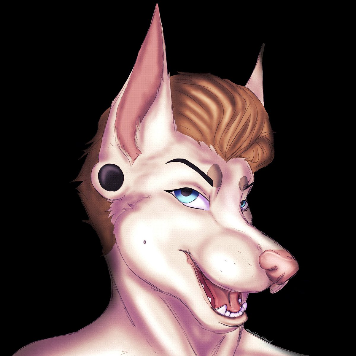 NihilisticMystx's tweet image. Rendered sketch headshot for @//p3st.kuntr0ll on instagram 
-
-
-
#artcommissions #furryartcommissions #furry #furryartwork #anthroart #dobermanfunny