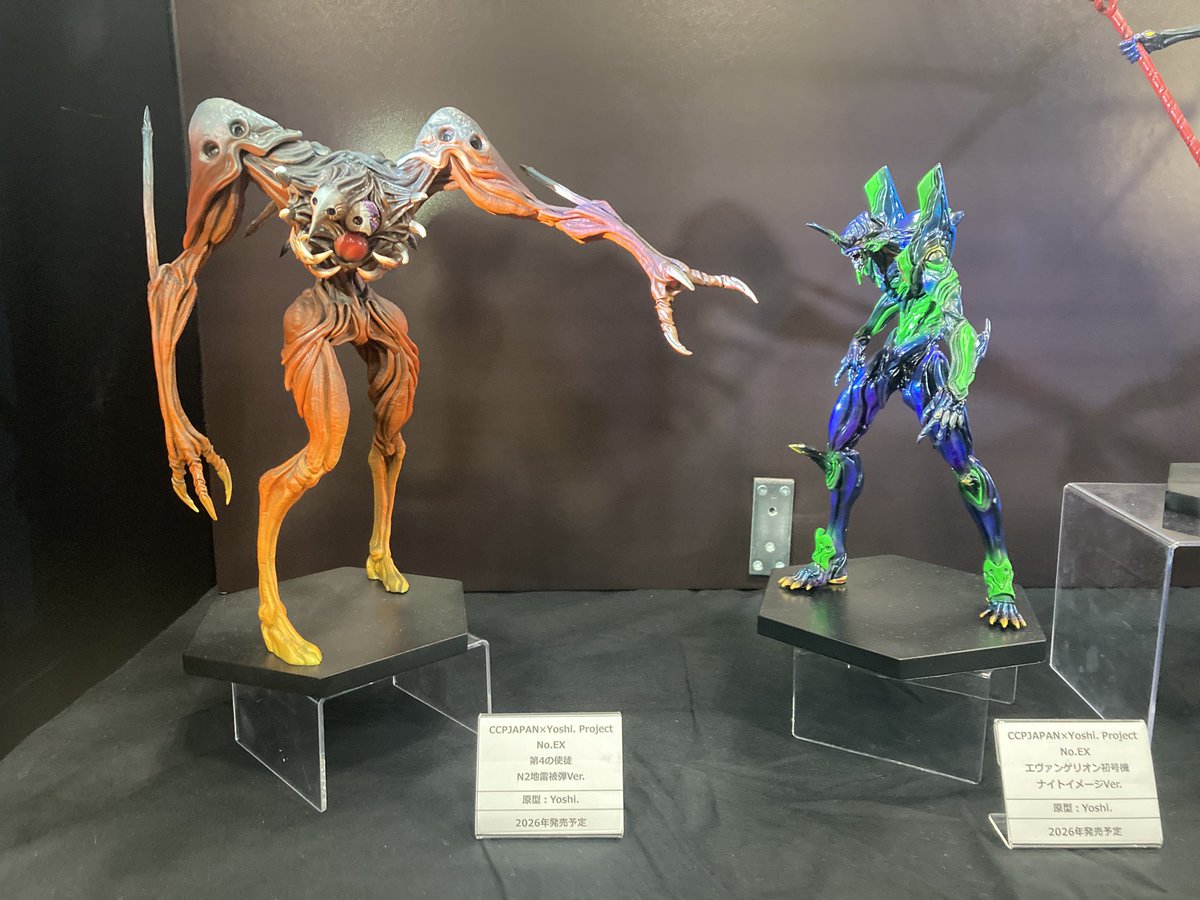 ccp_official_jp's tweet image. 【 #ワンフェス2025夏】
『#エヴァワンフェス』ブースにて
#ccpjapan より #エヴァンゲリオン
を出展中です!
2026年2月発売予定であるYoshi氏による『エヴァンゲリオン13号機』のデコマスも展示しております✨
現在、受注中となりますのでこの機会に是非お手元にてお楽しみください!
#wf2025s