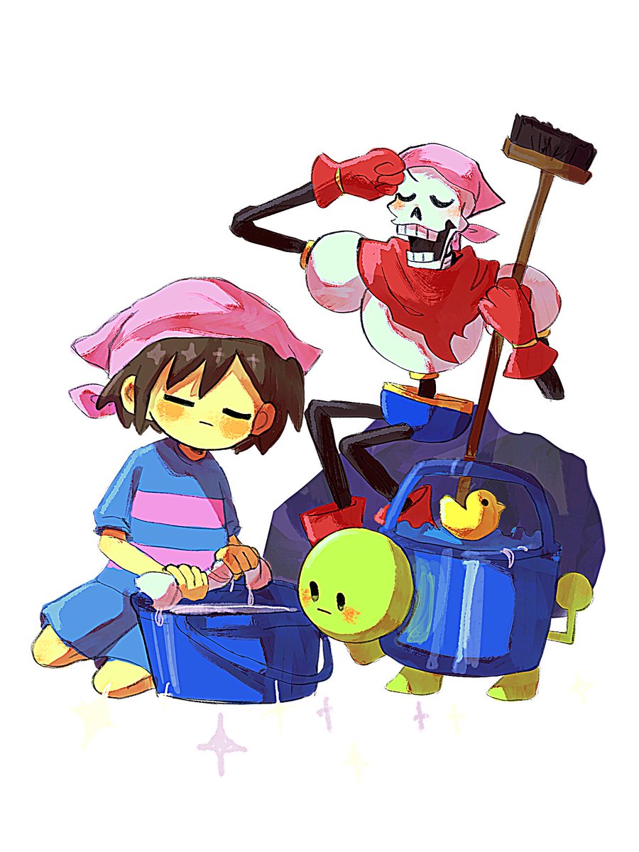 MUGI062's tweet image. #undertale
🧹🪣🐢