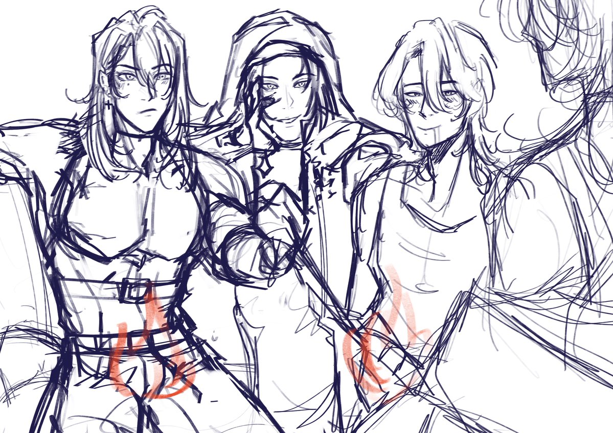 Savory_Sweets's tweet image. Please threaten me to finish these. I mostly draw these while in a watch night with friends on the discord so they usually remain unfinished but these were so silly I had to share XD. I’ll probably delete this later if I get around to finishing these tho.