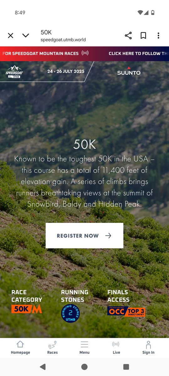 littlewillis1's tweet image. Proud moment today. Our oldest has a love for trail running. Totally different game than road running that I loved. He ran the Speedgoat 50K today at Snowbird. Never seen anything like it. 33 miles, more than 11k of elevation gain. Those runners today were unreal! @CragunPeyton