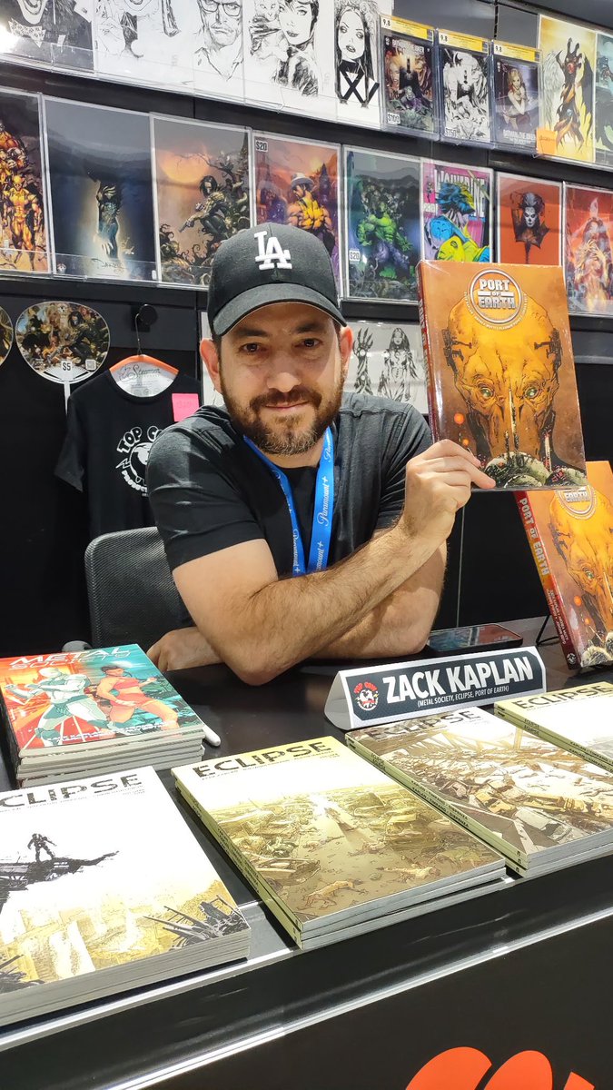Top Cow (@topcow) on Twitter photo Always a blast to have <a href="/zackkaps/">Zack Kaplan</a> at Top Cow’s Booth #2629 at #SDCC! Pick up his #scifi original comics and collections on Sunday! We will see you soon! Always a blast to have <a href="/zackkaps/">Zack Kaplan</a> at Top Cow’s Booth #2629 at #SDCC! Pick up his #scifi original comics and collections on Sunday! We will see you soon!