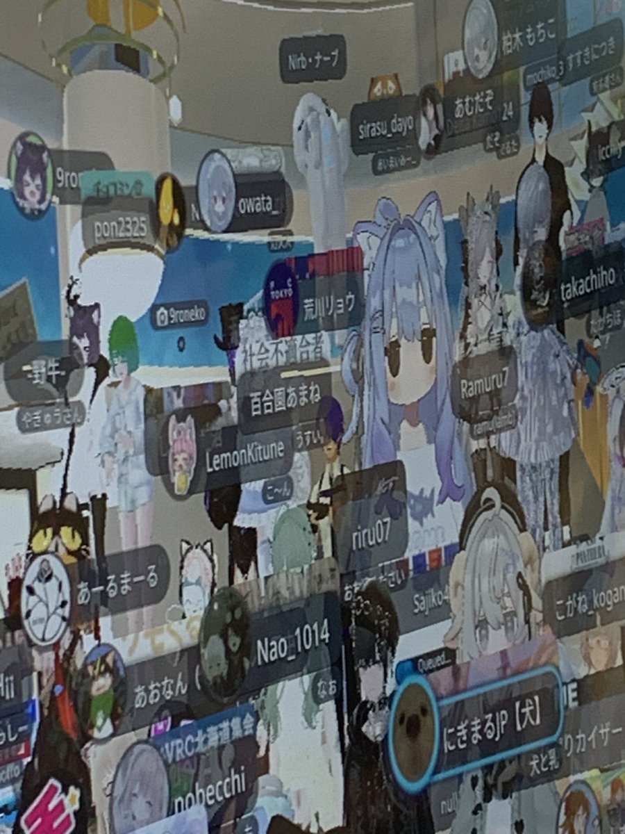 Rimy_VRC's tweet image. びのさんとおわたさんは観測した