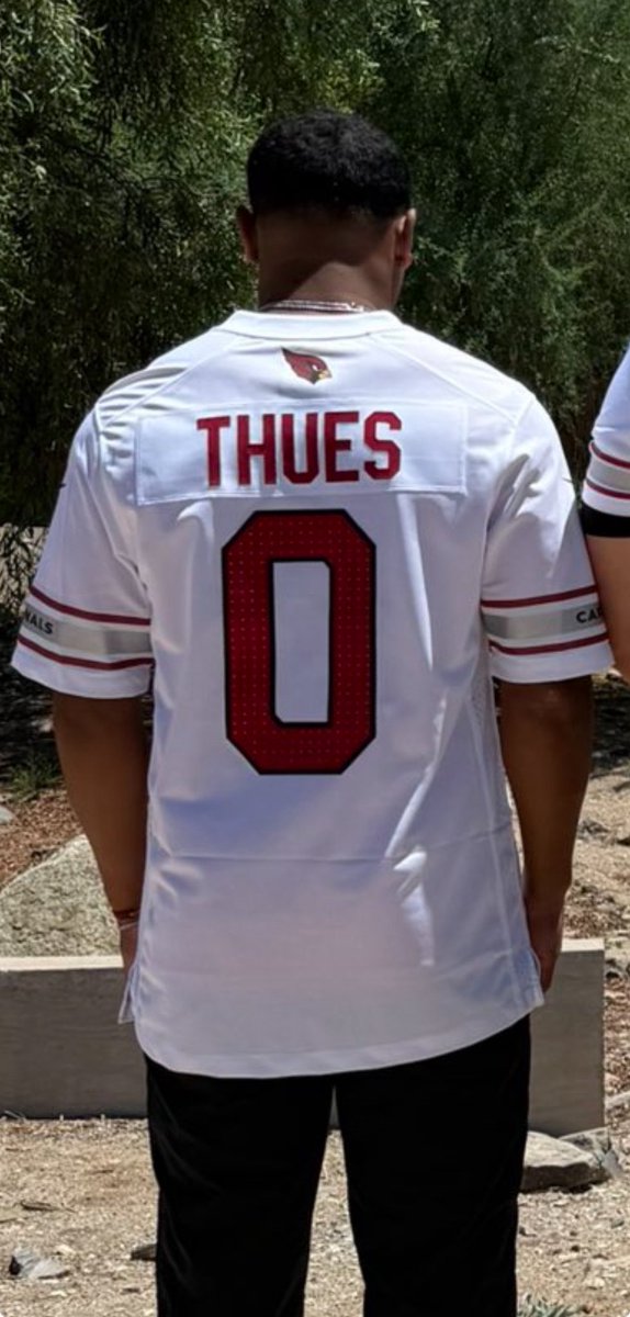 Zeth Angel Thues ⭐️⭐️⭐️ #0 (@zeththues26) on Twitter photo Thank you to the <a href="/AZCardinals/">Arizona Cardinals</a> for selecting me and my teammates to the All-Star Roster! I had a great time at the facility today. Thank you for having us over.
<a href="/LibertyFBLions/">Liberty Lions Football</a> Thank you to the <a href="/AZCardinals/">Arizona Cardinals</a> for selecting me and my teammates to the All-Star Roster! I had a great time at the facility today. Thank you for having us over.
<a href="/LibertyFBLions/">Liberty Lions Football</a>