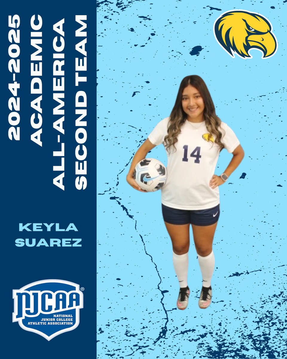 Congratulations to NJCAA Academic All-America Second Team recipients Emma Ambrose, Naitzy Garcia, and Keyla Suarez. Great work on the field and in the classroom! <a href="/njcaaregion4/">NJCAA Region 4</a>