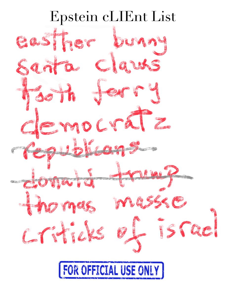 KeyeMartin's tweet image. BREAKING: A whistleblower in the US government just sent me the Epstein client list. Check it out.