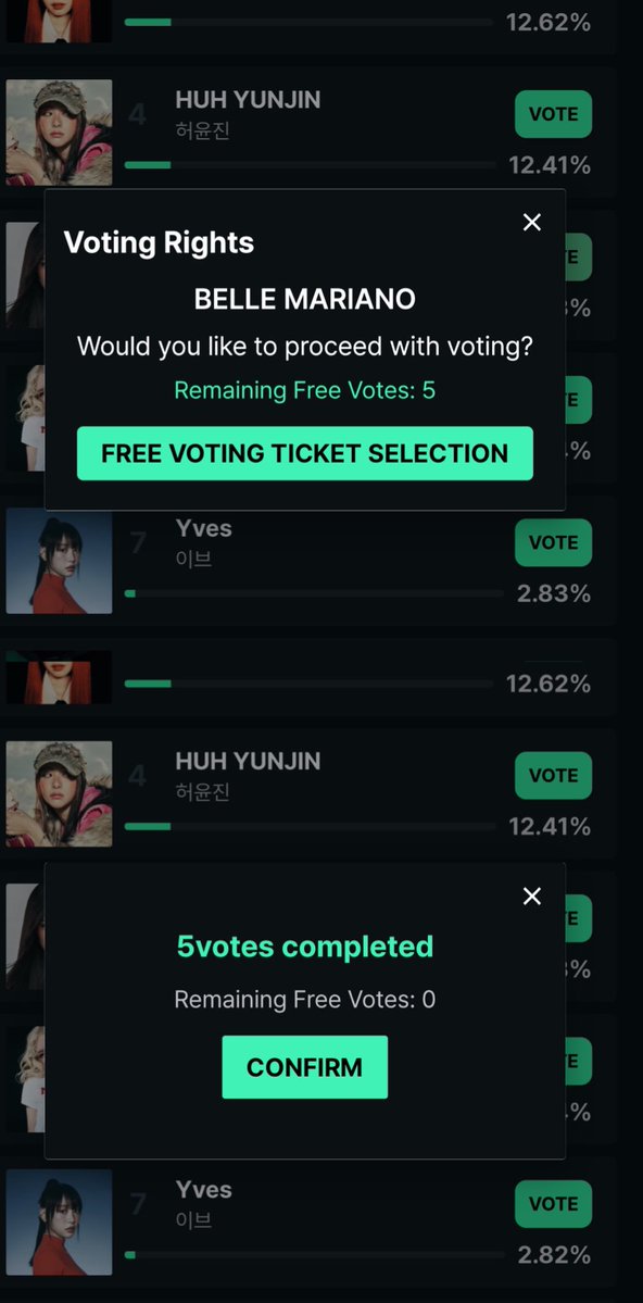 ReBELLEsOFC's tweet image. EYES HERE: 3 DAYS AND 23 HOURS TO GO UNTIL PRELIMINARY VOTING ENDS‼️
For clarification, We've learned that voting is only until July 31, 1:00 PM KST (12:00 PM PH time), not August 1 as previously mentioned.
We sincerely apologize for the confusion.🙏
Let’s make these last few…