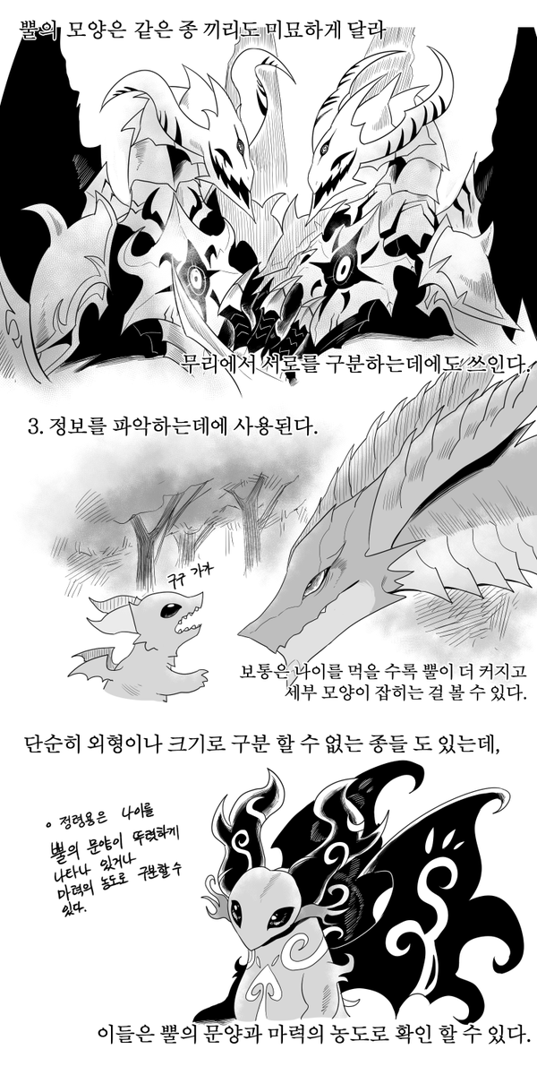 WDWDWDWDWWD's tweet image. 드래곤 뿔에 대한 고찰.manhwa