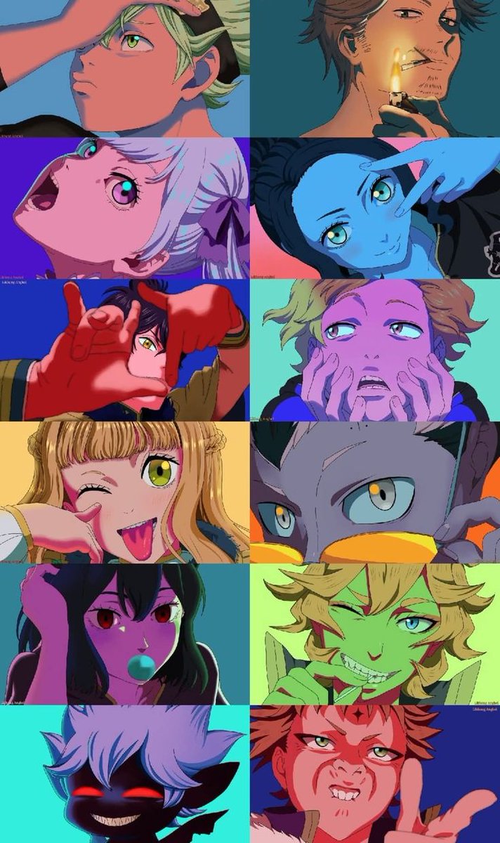 Black clover with the dandadan style. This was sick. I wish I knew who made this.