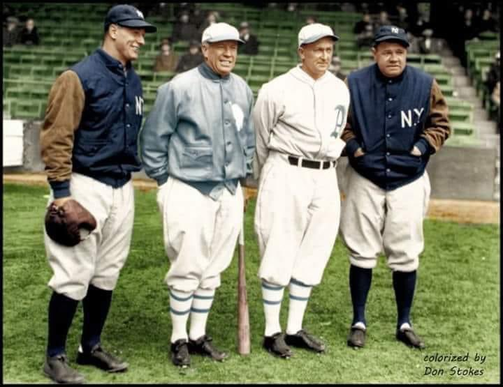 BBGreatMoments's tweet photo. Lou Gehrig, Tris Speaker, Ty Cobb and Babe Ruth
https://t.co/v0lskr4soM