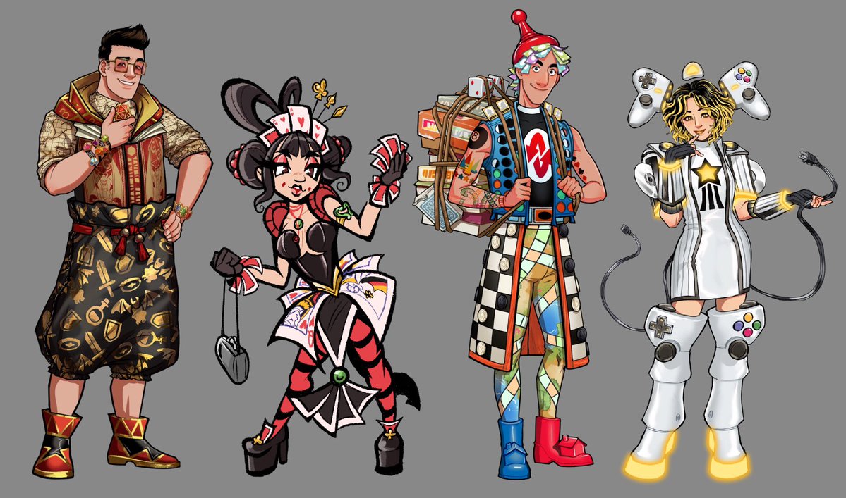 demigodbun's tweet image. the squad you should take to the renn faire #dateeverythingoc