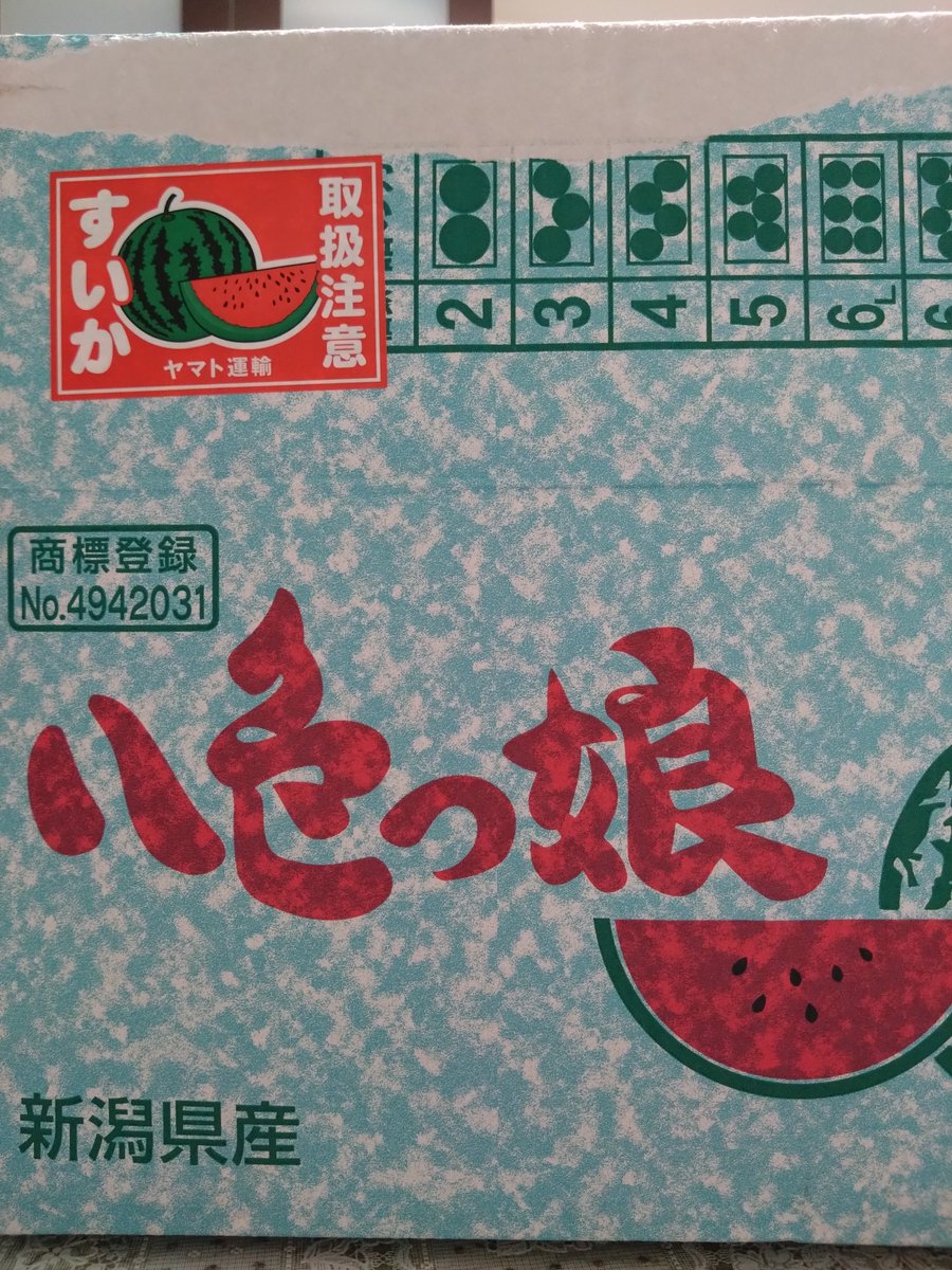 確認どうぞ♥西瓜の皮の色の斑入りです。 スイスイ on X