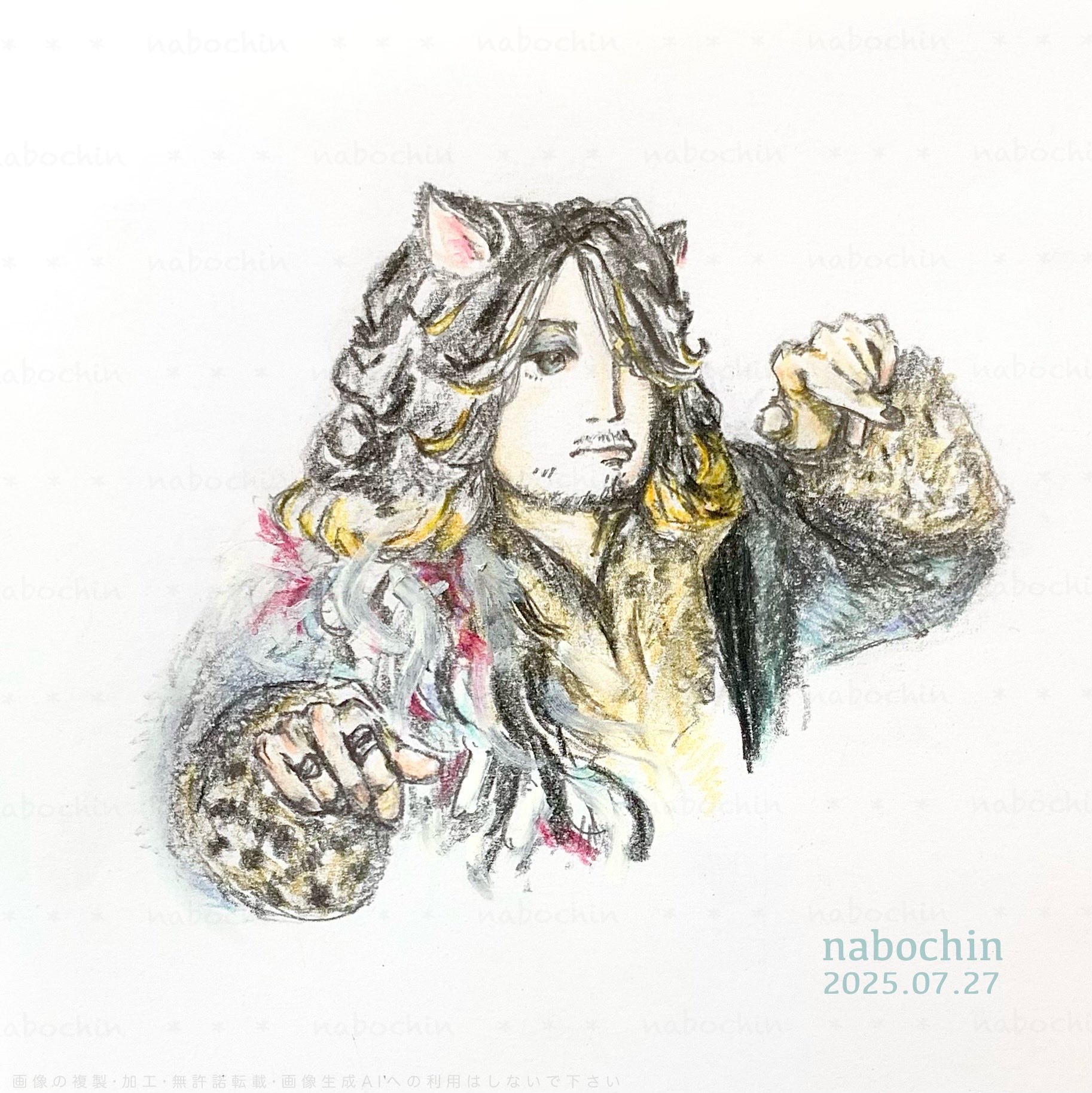 微笑みの絵　人物画 微笑みの絵 人物画
