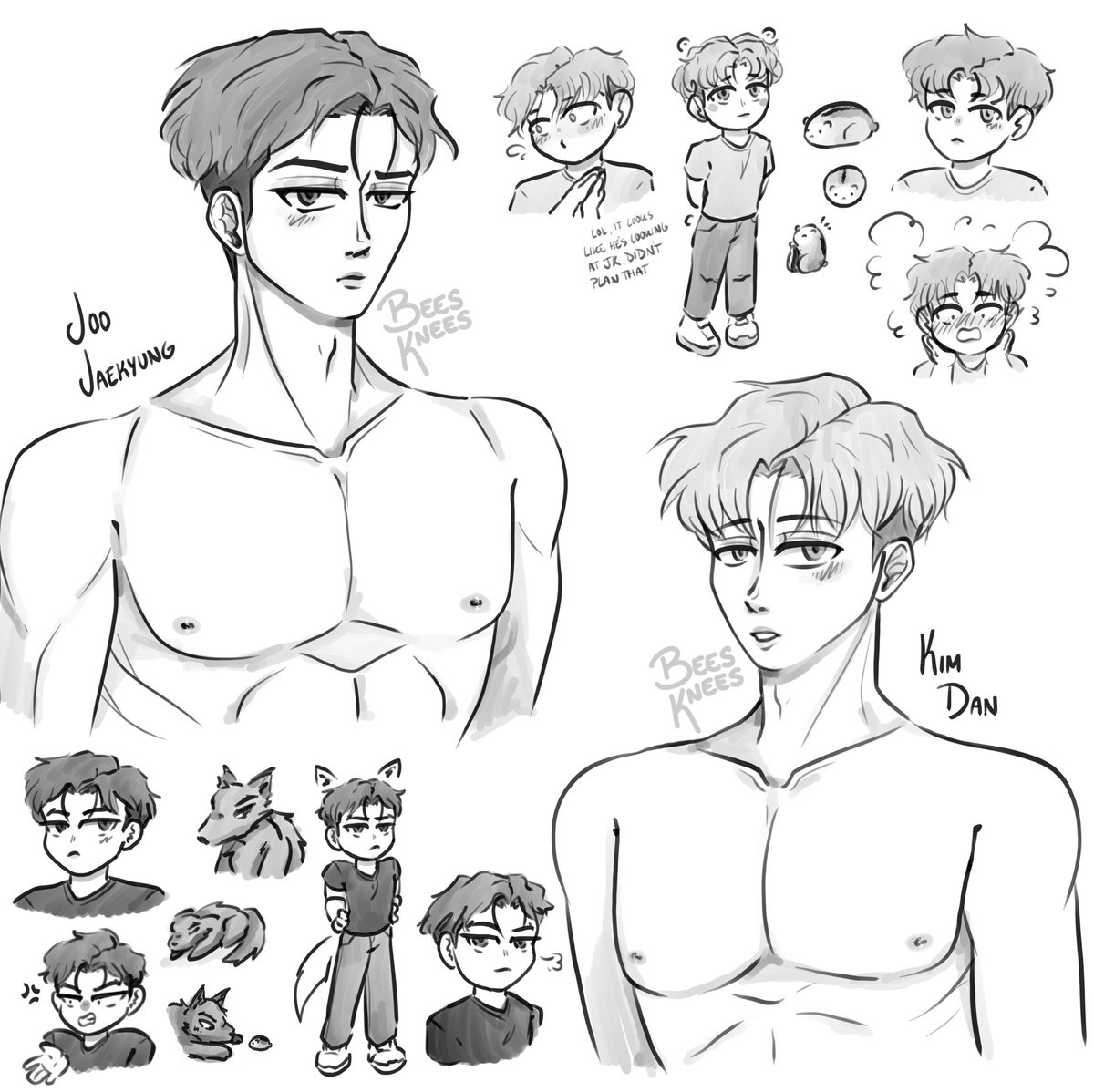 BuzzingBeeKnees's tweet image. I be cooking✨

Testing a new brush and small style changes😌🫶🏻

#징크스 #jinxmanhwa