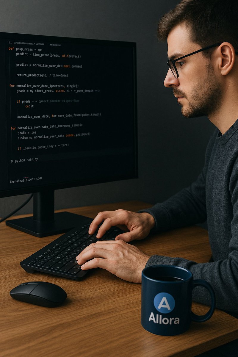 Wangsamuels's tweet image. Imagine you’re a data nerd with a sharp idea.

You don’t need a massive team or Google-scale infra.

Just grab the @AlloraNetwork MDK  and you’ve got a full AI toolset that lets you:

→ Train predictive models on 7,000+ assets
→ Choose from popular techniques like ARIMA, LSTM,…