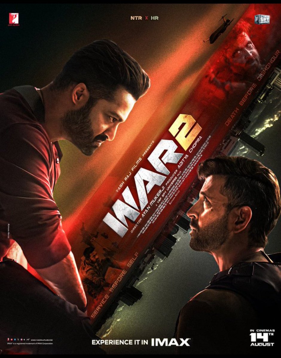 NandyalNtrfc's tweet image. This Ultimate Face Off Will be Legendary 🔥
           🐯Mass God vs Greek God 🔥 

#NTR × #HrithikRoshan  

TRAILER CREATED A HAVOC IMPACT🔥
#War2 on 14th August 2025

@tarak9999 @iHrithik @yrf @advani_kiara #AyanMukerji #YRFSpyUniverse  #War2Trailer