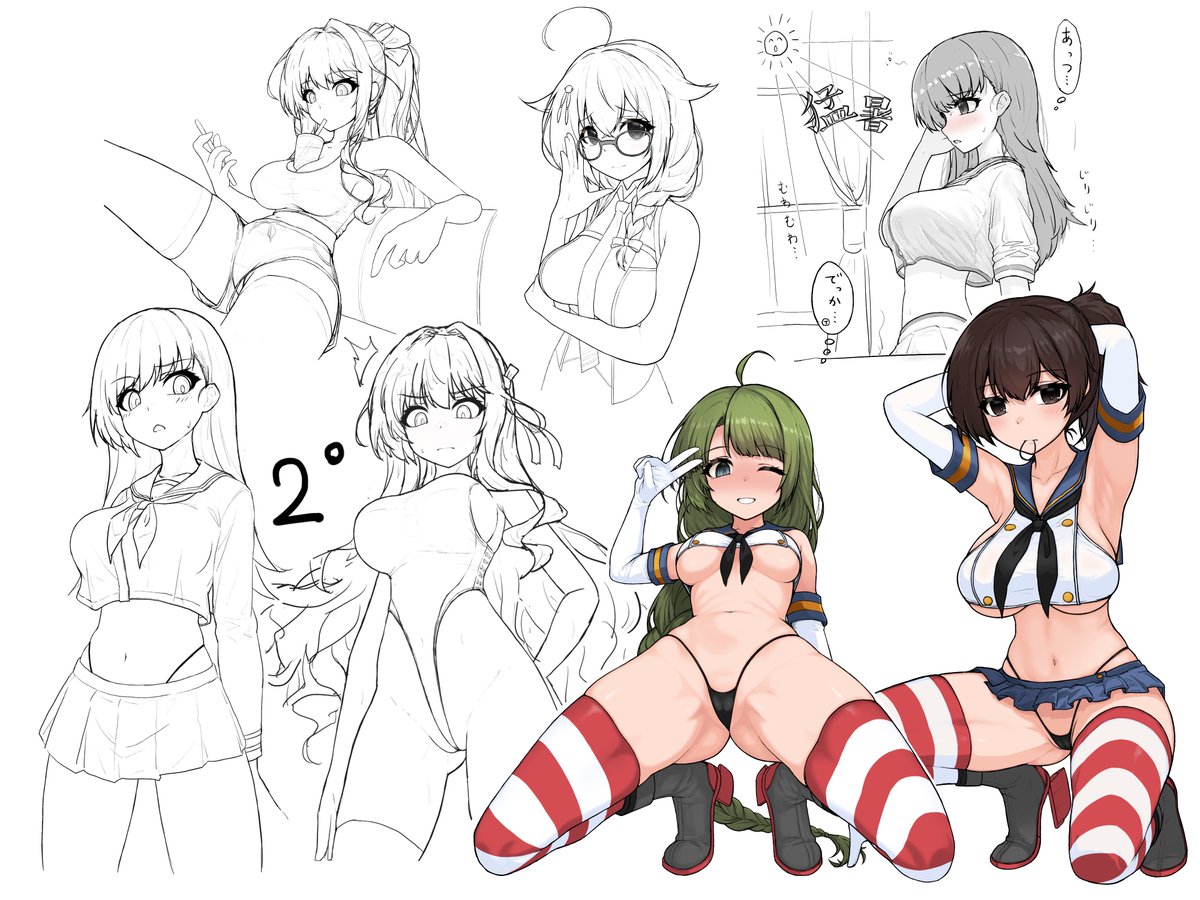 testament05's tweet image. 今月は色々描いたかもしれない。
君のお気に入りを教えてくれよなっ！

 #今月描いた絵を晒そう