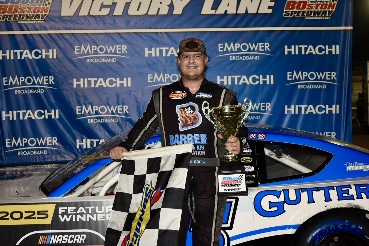 SoBoSpeedway57's tweet image. 25 is feeling fine!
Jacob Borst blew past the field in Race 2 of the LMSC twinbill to lock in his first win of the season! 🏁
