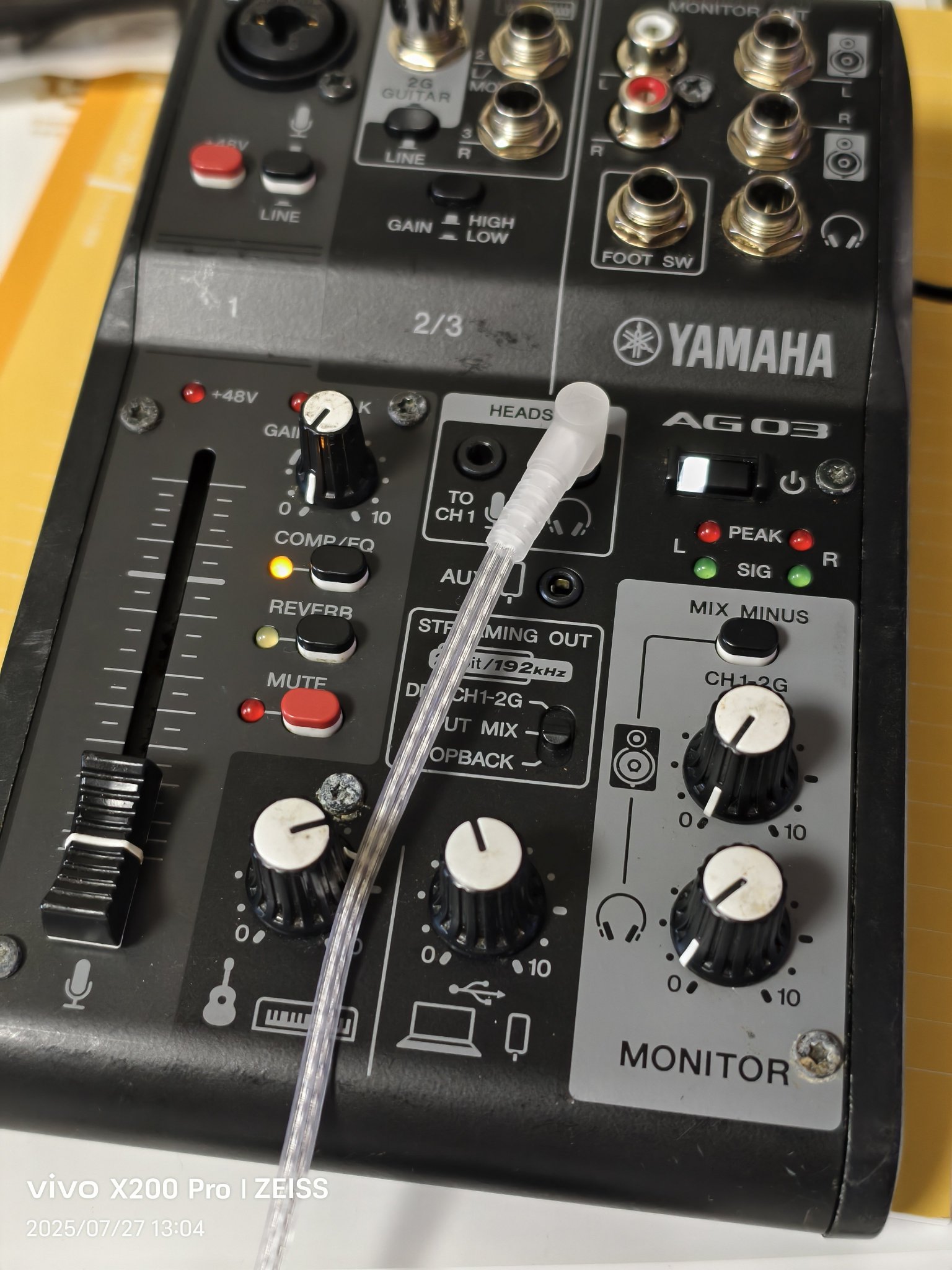 その他 AG03 MK2 AG03MK2 3-Channel Loopback Audio USB Mixer - Yamaha USA