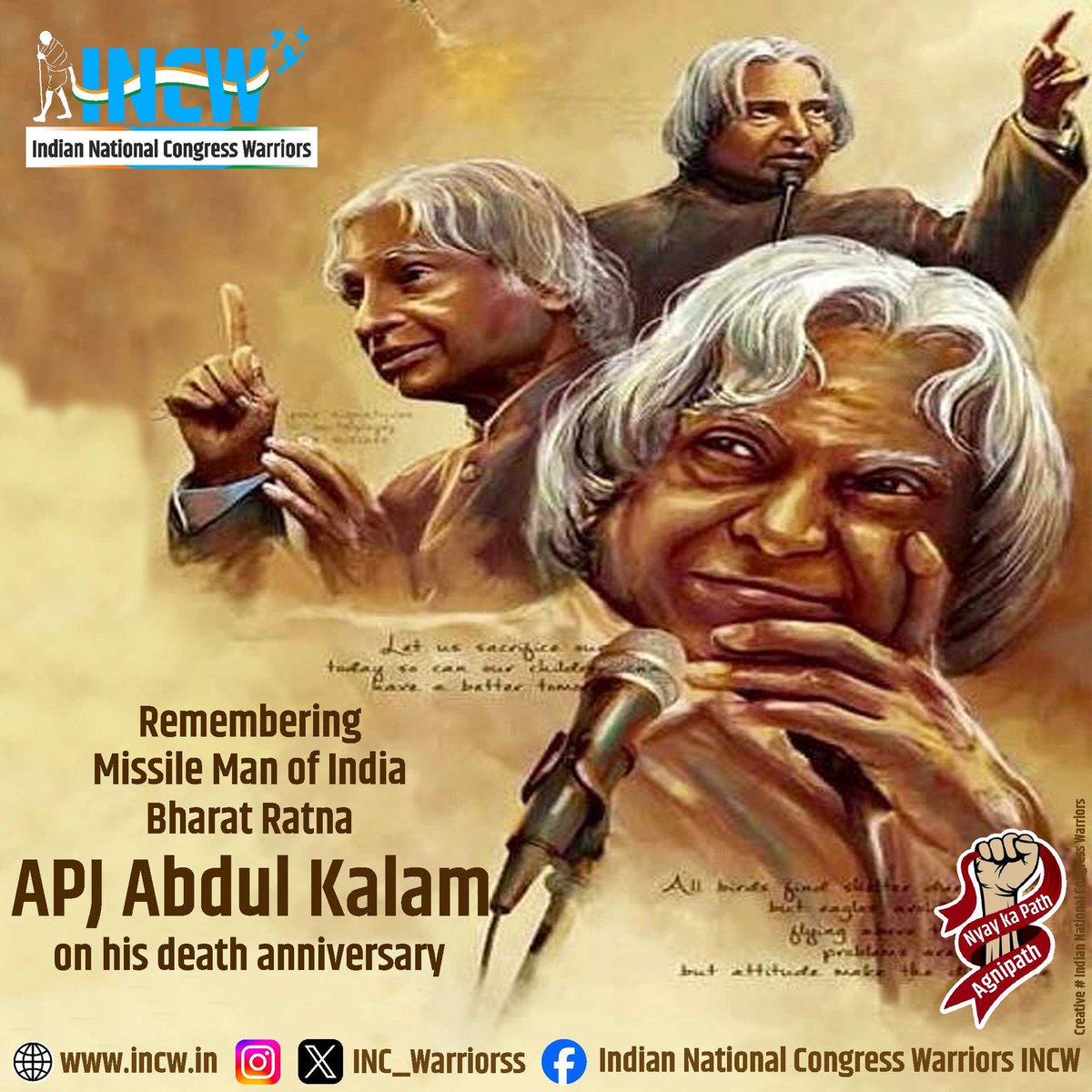 भारत रत्न, पूर्व राष्ट्रपति और महान वैज्ञानिक डॉ. एपीजे अब्दुल कलाम जी की पुण्यतिथि पर विन्रम श्रद्धांजलि।

#APJAbdulKalam