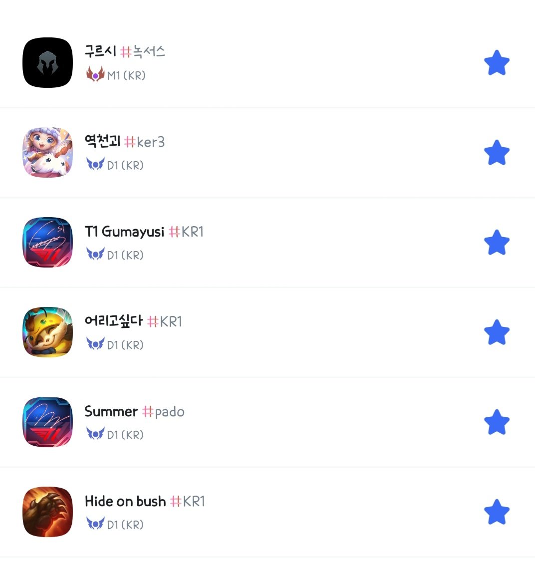 월즈 우승해서 5명 모두 월즈 우승 싸인으로
프로필 바꾸는 그런 상상의 하룰라라로👍