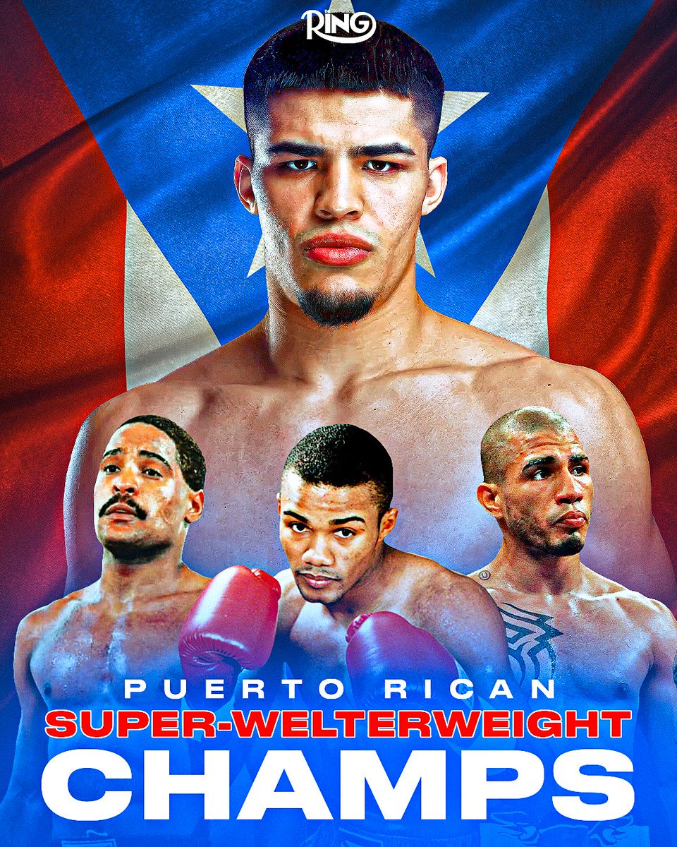 BORICUA PRIDE 🇵🇷

Xander Zayas joins an elite list of Puerto Rican super-welterweight world champions that includes Wilfred Benitez, Felix Trinidad, and Miguel Cotto 👏