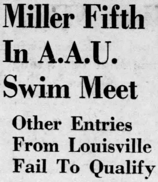 coreyp08's tweet image. This day in @WeAreMaleHigh history
July 27th, 1951: 16 year-old Male High School student Don Miller placed 5th in the 200-meter breaststroke at the National A.A.U. Swimming Championships in Detroit.