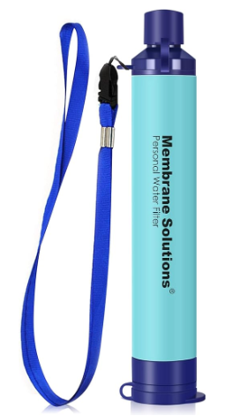 GuerrillaBrain's tweet image. Clean water is a must in the wilderness—dehydration or contaminated water can turn a trip deadly. Bacteria, parasites, and microplastics lurk in streams, so purification is key! Membrane Solutions’ 0.1-micron straw filters 1,320 gal, weigh 2 oz, and fit any bottle. LifeStraw’s…