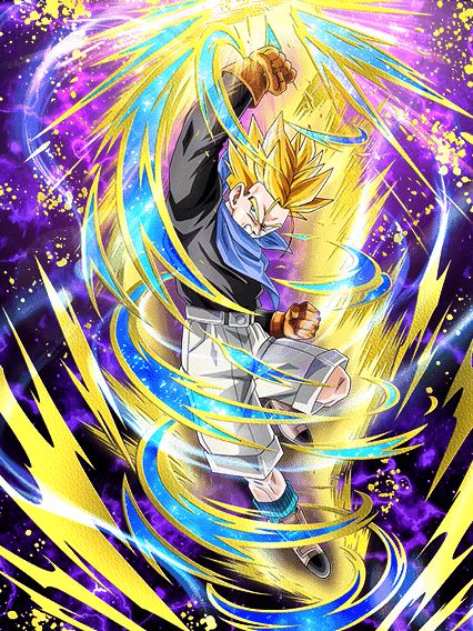 _Halvard's tweet image. EZA STR "Brains and Brawn Combined" Super Saiyan Trunks (GT) DEF Calcs
#DokkanBattle