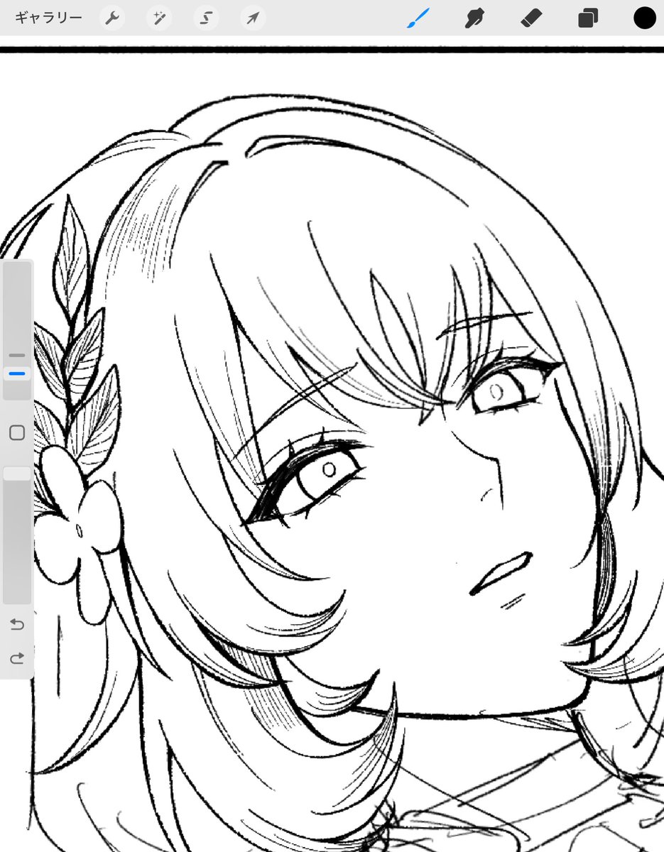 sayocha34's tweet image. 大真面目に描いたけど没‼️ごめん！