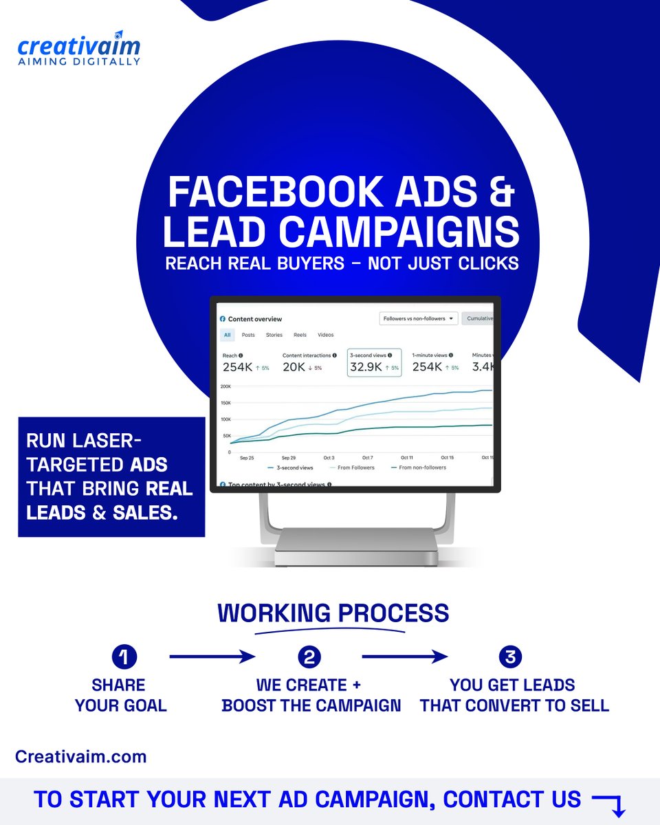 🎯 Reach real buyers, not just clicks! Run targeted #ads that bring real leads and sales. Message us to start your next #FacebookAds campaign.

#MetaAds #AdCampaign #DigitalMarketing #LeadGeneration #OnlineAds #MarketingTips #BusinessGrowth #Creativaim