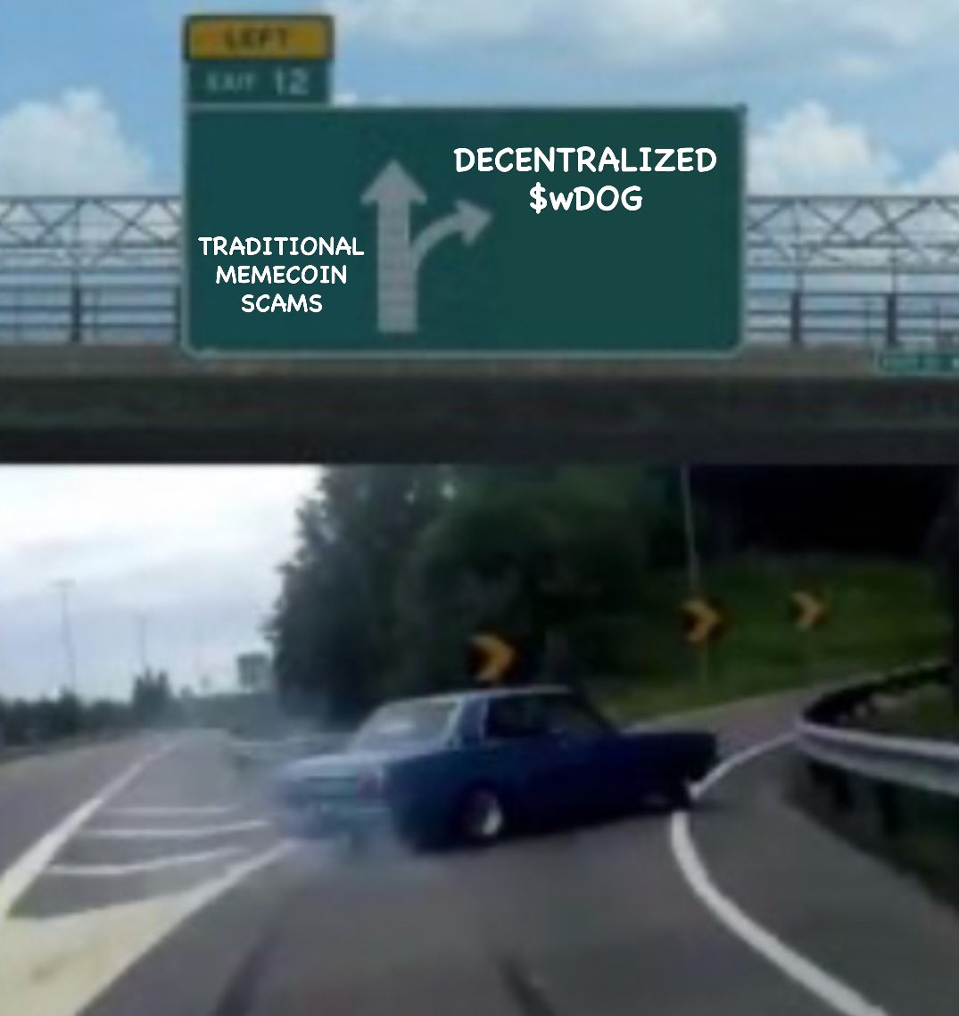 the dog is decentralized and wrapped $wDOG