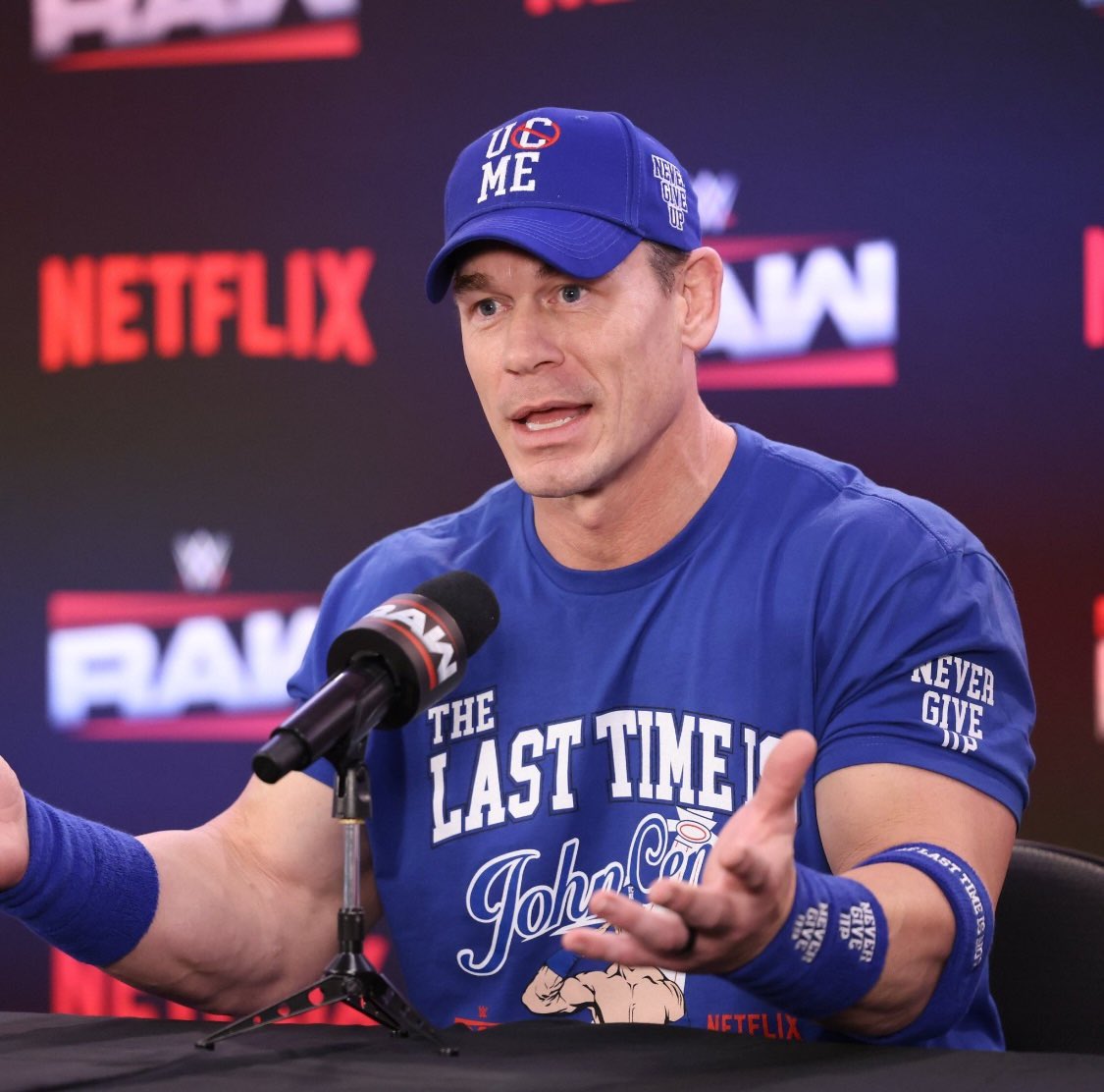 TheCenaMark's tweet image. John Cena is the only person to headline WrestleMania, star in the top movie at the box office, and have a Platinum album.

Once in a lifetime.