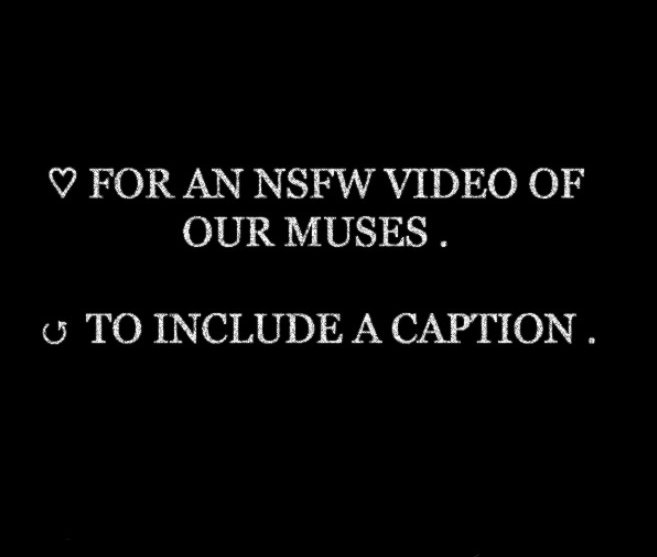/ DROPPING THIS HERE... close mutuals only