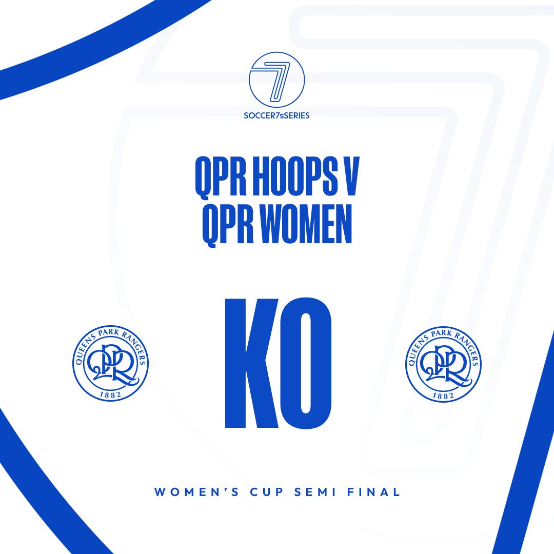 QPRWFC's tweet image. All set for the all QPR semi at @Soccer7sSeries! 😍
Watch 𝗟𝗜𝗩𝗘 at youtube.com/@Soccer7sSeries 📺
