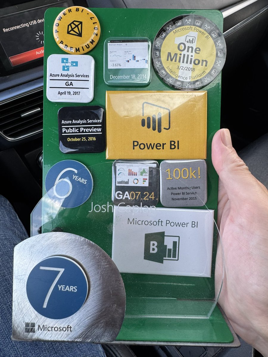 JoshCaplan1984's tweet image. I found my #PowerBI flair.